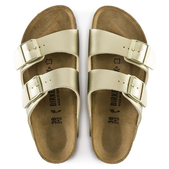 Birkenstock Arizona Sandals in Gold - Picture 1 of 8